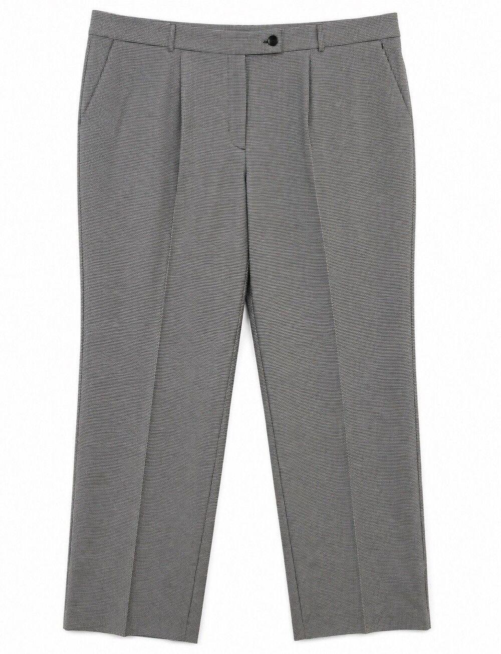 Focus 2000 Woman 24W Black & White Houndstooth Career Dress Pants Plus Size 24W